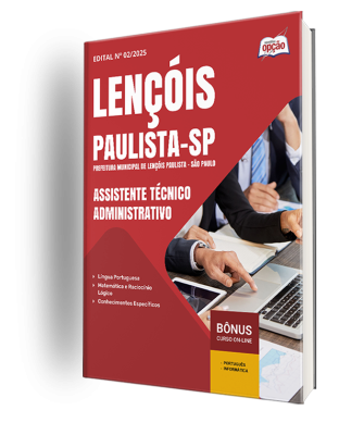 Apostila Prefeitura de Lençóis Paulista - SP 2025 - Assistente Técnico Administrativo