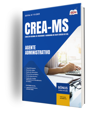 Apostila CREA-MS 2025 - Agente Administrativo