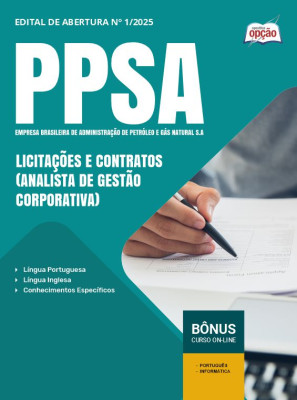 Apostila PPSA 2025 - Licitações e Contratos (Analista de Gestão Corporativa)