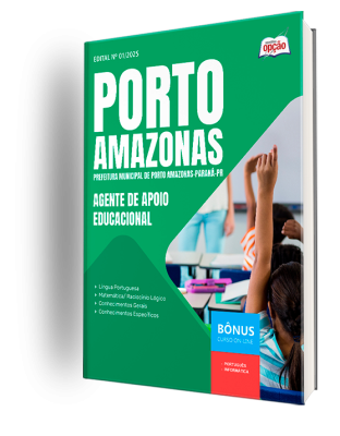 Apostila Prefeitura de Porto Amazonas - PR 2025 - Agente de Apoio Educacional