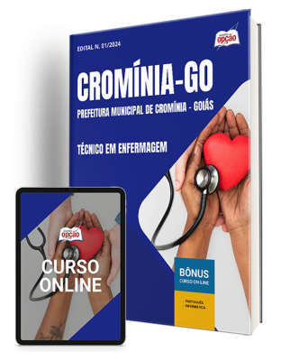 Apostila Prefeitura de Cromínia - GO 2025 - Técnico em Enfermagem