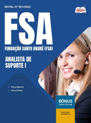 Apostila FSA em PDF - Analista de Suporte I 2025