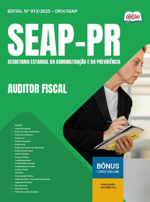 Apostila SEAP-PR em PDF - Auditor Fiscal 2025