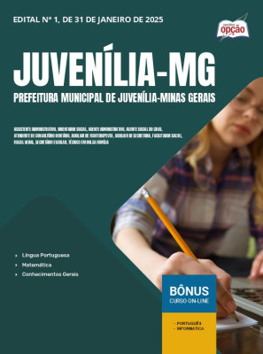 Apostila Prefeitura de Juvenília - MG 2025 - Ensino Médio