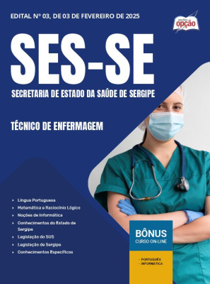 Apostila SES-SE em PDF - Técnico de Enfermagem 2025