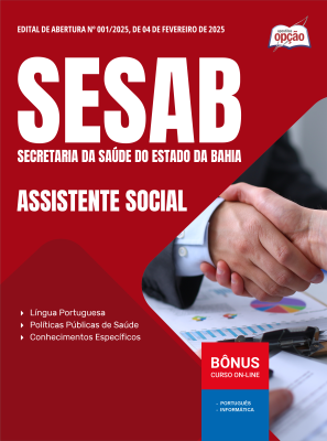 Apostila SESAB Temporários em PDF - Assistente Social 2025