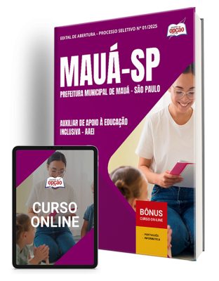 Apostila Prefeitura de Mauá - SP 2025 - Auxiliar de Apoio à Educação Inclusiva - AAEI