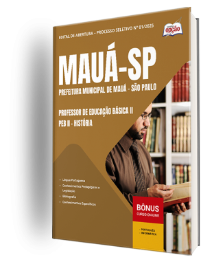 Apostila Prefeitura de Mauá - SP 2025 - Professor de Educação Básica II - PEB II - História