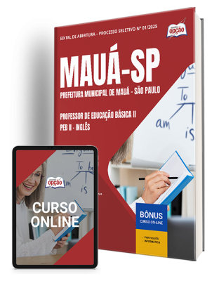 Apostila Prefeitura de Mauá - SP 2025 - Professor de Educação Básica II - PEB II - Inglês