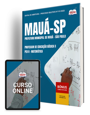 Apostila Prefeitura de Mauá - SP 2025 - Professor de Educação Básica II - PEB II - Matemática