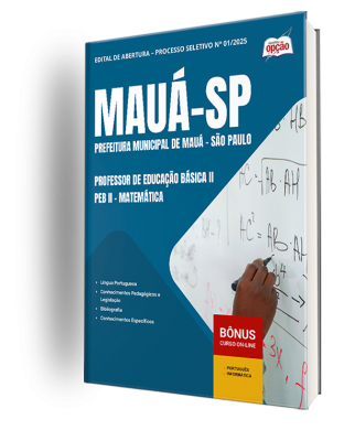 Apostila Prefeitura de Mauá - SP 2025 - Professor de Educação Básica II - PEB II - Matemática