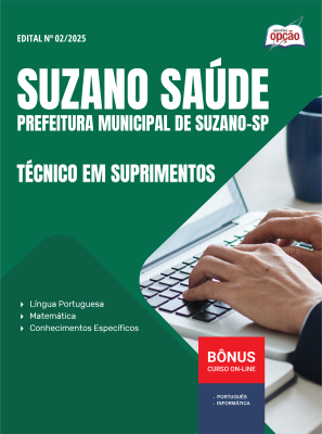 Apostila Suzano Saúde 2025 - Técnico em Suprimentos