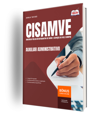 Apostila CISAMVE 2025 - Auxiliar Administrativo