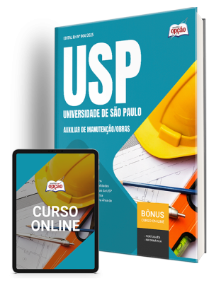 Apostila USP 2025 - Auxiliar de Manutenção/Obras