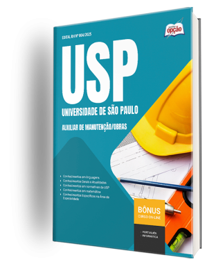 Apostila USP 2025 - Auxiliar de Manutenção/Obras