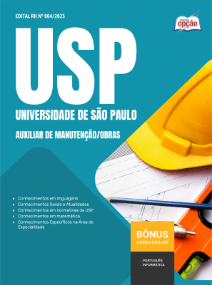 Apostila USP 2025 - Auxiliar de Manutenção/Obras