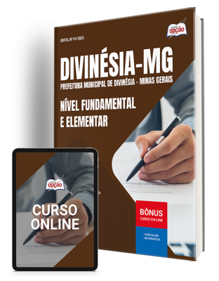 Apostila Prefeitura de Divinésia - MG 2025 - Nível Fundamental e Elementar - Comum aos Cargos