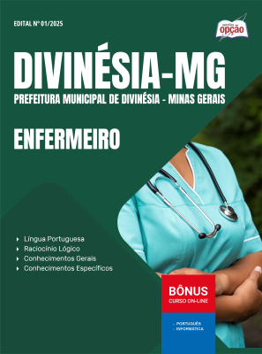 Apostila Prefeitura de Divinésia - MG 2025 - Enfermeiro