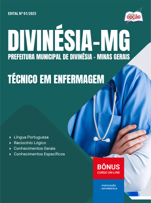 Apostila Prefeitura de Divinésia - MG 2025 - Técnico em Enfermagem