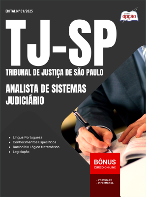 Apostila TJ-SP em PDF - Analista de Sistemas Judiciário 2025