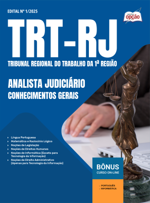 Apostila TRT-RJ 2025 - Analista Judiciário - Conhecimentos Gerais