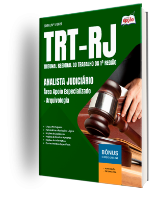 Apostila TRT-RJ 2025 - Analista Judiciário - Área Apoio Especializado - Arquivologia