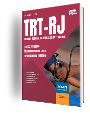 Apostila TRT-RJ 2025 - Técnico Judiciário - Área Apoio Especializado - Enfermagem do Trabalho