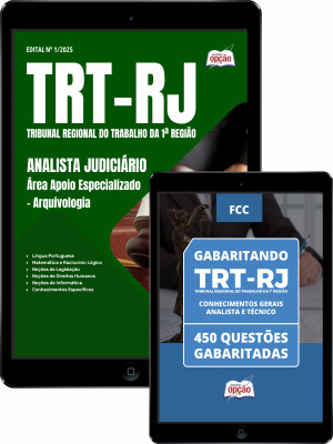 Combo TRT-RJ - Analista Judiciário - Área Apoio Especializado - Arquivologia