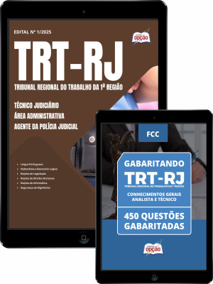 Combo TRT-RJ - Técnico Judiciário - Área Administrativa - Agente da Polícia Judicial