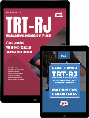 Combo TRT-RJ - Técnico Judiciário - Área Apoio Especializado - Enfermagem do Trabalho