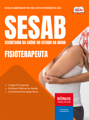 Apostila SESAB Temporários em PDF - Fisioterapeuta 2025