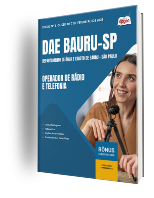 Apostila DAE BAURU 2025 - Operador de Rádio e Telefonia