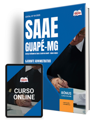 Apostila SAAE Guapé MG 2025 - Ajudante Administrativo