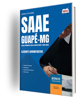 Apostila SAAE Guapé MG 2025 - Ajudante Administrativo