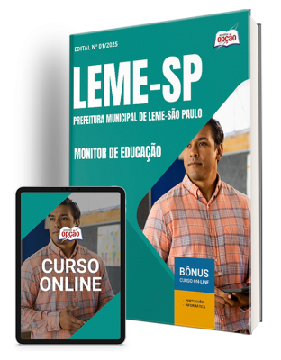 Apostila Prefeitura de Leme - SP 2025 - Monitor de Educação