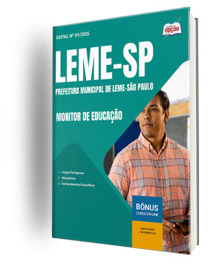 Apostila Prefeitura de Leme - SP 2025 - Monitor de Educação