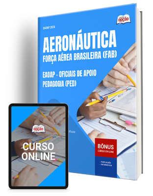 Apostila Aeronáutica do Brasil 2025 - EAOAP - Oficiais de Apoio - Pedagogia (PED)