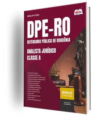 Apostila DPE-RO 2025 - Analista Jurídico - Classe A