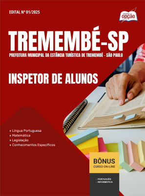 Apostila Prefeitura de Tremembé - SP 2025 - Inspetor de Alunos