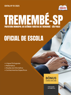 Apostila Prefeitura de Tremembé - SP 2025 - Oficial de Escola