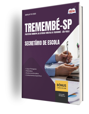 Apostila Prefeitura de Tremembé - SP 2025 - Secretário de Escola