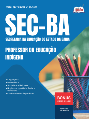 Apostila SEC-BA 2025 - Professor da Educação Indígena