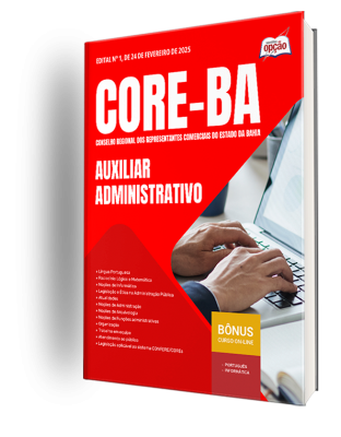 Apostila CORE-BA 2025 - Auxiliar Administrativo