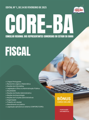 Apostila CORE-BA em PDF - Fiscal 2025