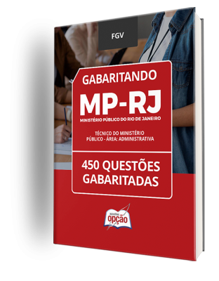 Caderno MP-RJ - Técnico do Ministério Público - Área: Administrativa - 450 Questões Gabaritadas