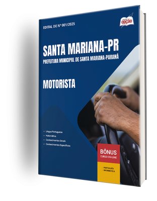 Apostila Prefeitura de Santa Mariana - PR 2025 - Motorista