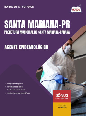 Apostila Prefeitura de Santa Mariana - PR 2025 - Agente Epidemiológico