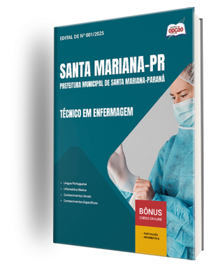 Apostila Prefeitura de Santa Mariana - PR 2025 - Técnico em Enfermagem