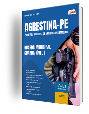 Apostila Prefeitura de Agrestina - PE 2025 - Guarda Municipal - Guarda Nível I