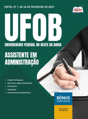 Apostila UFOB 2025 - Assistente em Administração